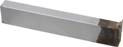Accupro - 3/4 x 3/8" Shank, Cutoff & Grooving Single Point Tool Bit - GR-018002, Grade Micrograin, 0.018" Groove Width, 0.06" Depth of Cut - Exact Tooling