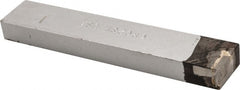 Accupro - 3/4 x 3/8" Shank, Full, Cutoff & Grooving Single Point Tool Bit - GR-028F, Grade Micrograin, 0.028" Groove Width, 0.09" Depth of Cut - Exact Tooling