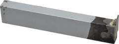 Accupro - 3/4 x 3/8" Shank, Full, Cutoff & Grooving Single Point Tool Bit - GR-040F, Grade Micrograin, 0.04" Groove Width, 0.15" Depth of Cut - Exact Tooling