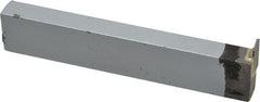 Accupro - 3/4 x 3/8" Shank, Cutoff & Grooving Single Point Tool Bit - GR-046002, Grade Micrograin, 0.046" Groove Width, 0.15" Depth of Cut - Exact Tooling