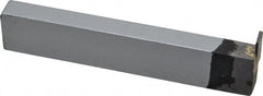 Accupro - 3/4 x 3/8" Shank, Full, Cutoff & Grooving Single Point Tool Bit - GR-060F, Grade Micrograin, 0.06" Groove Width, 0.21" Depth of Cut - Exact Tooling