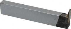 Accupro - 3/4 x 3/8" Shank, Full, Cutoff & Grooving Single Point Tool Bit - GR-080F, Grade Micrograin, 0.08" Groove Width, 0.27" Depth of Cut - Exact Tooling