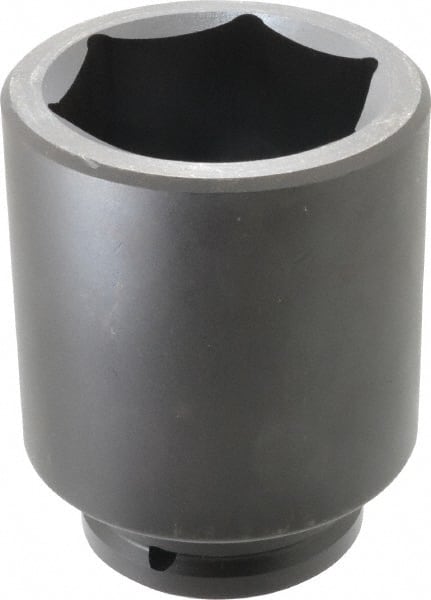 Proto - 1-1/2" Drive 3-1/2" Deep Impact Socket - 6 Points, 6-1/2" OAL - Exact Tooling