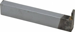 Accupro - 3/4 x 3/8" Shank, Full, Cutoff & Grooving Single Point Tool Bit - GR-114F, Grade Micrograin, 0.114" Groove Width, 0.4" Depth of Cut - Exact Tooling