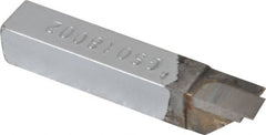 Accupro - 3/8 x 3/8" Shank, Cutoff & Grooving Single Point Tool Bit - GS-018002, Grade Micrograin, 0.018" Groove Width, 0.06" Depth of Cut - Exact Tooling