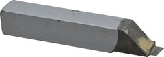 Accupro - 3/8 x 3/8" Shank, Full Radius Cutoff, Cutoff & Grooving Single Point Tool Bit - GS-022F, Grade Micrograin, 0.022" Groove Width, 0.09" Depth of Cut - Exact Tooling