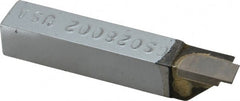 Accupro - 3/8 x 3/8" Shank, Cutoff & Grooving Single Point Tool Bit - GS-028002, Grade Micrograin, 0.028" Groove Width, 0.09" Depth of Cut - Exact Tooling