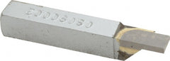 Accupro - 3/8 x 3/8" Shank, Cutoff & Grooving Single Point Tool Bit - GS-090002, Grade Micrograin, 0.09" Groove Width, 0.3" Depth of Cut - Exact Tooling