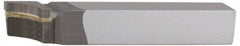 Accupro - 3-1/2 Inch Long, 5/16 Inch Radius, Left Hand, Concave, RAL Style Radius Cutting Tool Bit - 1/2 Inch Long Tip, 1/8 Inch Thick, 1/2 Inch Shank Square, Carbide Tip - Exact Tooling