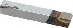 Accupro - 2-1/2 Inch Long, 1/16 Inch Radius, Right Hand, Concave, RAD Style Radius Cutting Tool Bit - 3/8 Inch Long Tip, 3/32 Inch Thick, 3/8 Inch Shank Square, Carbide Tip - Exact Tooling