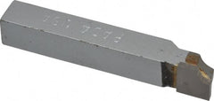 Accupro - 2-1/2 Inch Long, 1/8 Inch Radius, Right Hand, Concave, RAD Style Radius Cutting Tool Bit - 3/8 Inch Long Tip, 3/32 Inch Thick, 3/8 Inch Shank Square, Carbide Tip - Exact Tooling