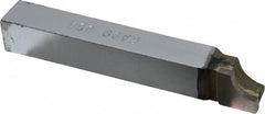 Accupro - 3-1/2 Inch Long, 9/32 Inch Radius, Right Hand, Concave, RAD Style Radius Cutting Tool Bit - 1/2 Inch Long Tip, 1/8 Inch Thick, 1/2 Inch Shank Square, Carbide Tip - Exact Tooling