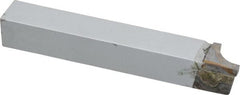 Accupro - 3-1/2 Inch Long, 11/32 Inch Radius, Right Hand, Concave, RAD Style Radius Cutting Tool Bit - 1/2 Inch Long Tip, 1/8 Inch Thick, 1/2 Inch Shank Square, Carbide Tip - Exact Tooling