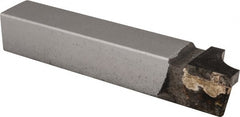 Accupro - 4-1/2 Inch Long, 1/2 Inch Radius, Right Hand, Concave, RAD Style Radius Cutting Tool Bit - 3/4 Inch Long Tip, 3/16 Inch Thick, 3/4 Inch Shank Square, Carbide Tip - Exact Tooling