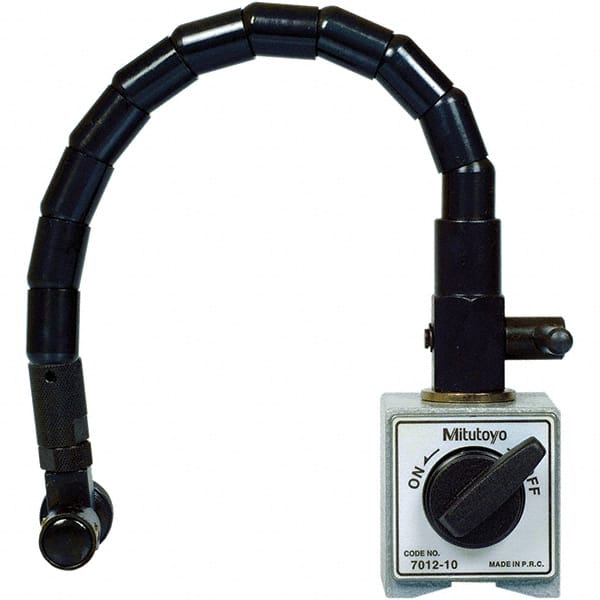 Mitutoyo - 58mm Long x 50mm Wide x 55mm High Magnetic Indicator Base with On/Off Switch - 600 N Magnetic Pull - Exact Tooling