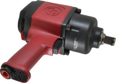 Chicago Pneumatic - 3/4" Drive, 6,300 RPM, 1,200 Ft/Lb Torque Impact Wrench - Pistol Grip Handle, 850 IPM, 7.5 CFM, 90 psi, 3/8" NPTF Inlet - Exact Tooling