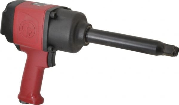 Chicago Pneumatic - 3/4" Drive, 6,300 RPM, 1,200 Ft/Lb Torque Impact Wrench - Pistol Grip Handle, 850 IPM, 7.5 CFM, 90 psi, 3/8" NPTF Inlet - Exact Tooling