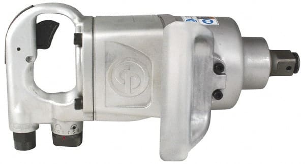 Chicago Pneumatic - 1" Drive, 5,000 RPM, 1,450 Ft/Lb Torque Impact Wrench - D-Handle, 900 IPM, 8.7 CFM, 90 psi, 1/2" NPTF Inlet - Exact Tooling