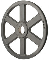 Browning - 1 Groove, 5/8 to 2-1/4 Bore Diam, 18.68" Outside Diam, QD Bushed V Belt Sheave - 18.5 5V Diam Belt Pitch - Exact Tooling