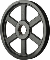 Browning - 2 Groove, 5/8 to 2-1/4 Bore Diam, 15.68" Outside Diam, QD Bushed V Belt Sheave - 15.5 5V Diam Belt Pitch - Exact Tooling