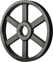 Browning - 2 Groove, 5/8 to 2-1/4 Bore Diam, 16.28" Outside Diam, QD Bushed V Belt Sheave - 16.1 5V Diam Belt Pitch - Exact Tooling