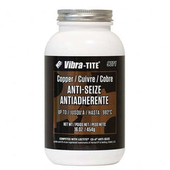 Vibra-Tite - 16 oz Jar, Copper Anti-Seize Lubricant, with Brush Cap - Exact Tooling