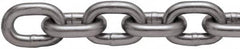 Peerless Chain - 5/8" Welded Proof Coil Chain - 6,900 Lb Capacity, Grade 30, Cut to Length, Low Carbon Steel, Standard Finish - Exact Tooling