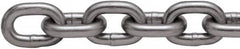 Peerless Chain - 75 Ft. Long, 5400 Lbs. Load Capacity, Carbon Steel High Test Chain - 4 Grade, 1.34 Inch Inside Long x 0.569 Inch Inside Wide - Exact Tooling