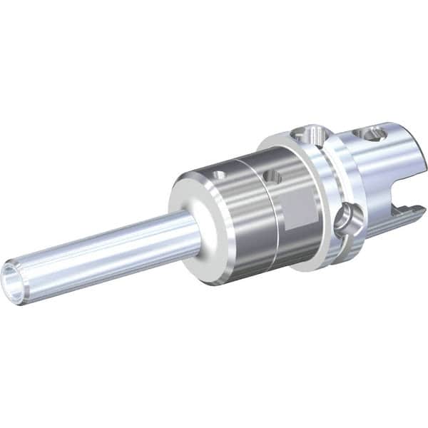 Kennametal - KM63UT Modular Connection, 18mm Hole Diam, Hydraulic Tool Holder/Chuck - 25.5mm Nose Diam, 170mm Projection, 39mm Clamp Depth, 15,000 RPM, Through Coolant - Exact Tooling
