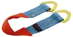 Erickson Manufacturing - 2' Long x 2" Wide, 10,000 Lb Basket Capacity, Polyester Web Sling - Blue - Exact Tooling