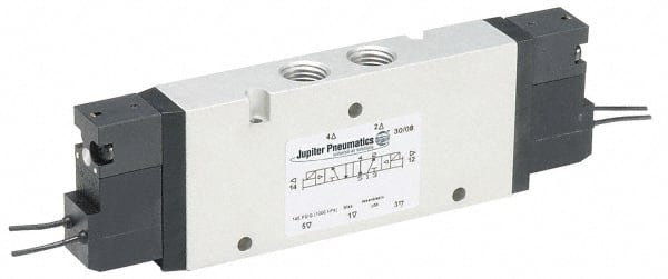 Value Collection - 24 VDC 1/8" Port Aluminum 1/8 Double Solenoid Valve - Exact Tooling