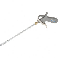 Guardair - 120 Max psi Venturi Nozzle Pistol Grip Blow Gun - 1/4 NPT, 12" Tube Length, Aluminum - Exact Tooling