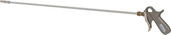 Guardair - 120 Max psi Venturi Nozzle Pistol Grip Blow Gun - 1/4 NPT, 48" Tube Length, Aluminum - Exact Tooling