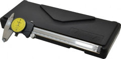 Mitutoyo - 0mm to 150mm Range, 0.02 mm Graduation, 2mm per Revolution, Dial Caliper - Yellow Face, 50mm Jaw Length, Accurate to 0.03mm - Exact Tooling