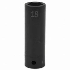 SK - Impact Socket - 1/2"DR 18MM DEEP IMPACT SOCKET - Exact Tooling