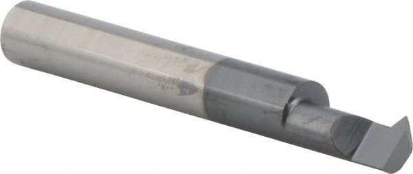 Scientific Cutting Tools - 1/2" Cutting Depth, 12 to 40 TPI, 0.29" Diam, Internal Thread, Solid Carbide, Single Point Threading Bar - AlTiN+ Finish, 2-1/2" OAL, 5/16" Shank Diam, 0.07" Projection from Edge, 60° Profile Angle - Exact Tooling
