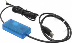 ASD/QMS - Remote Data Collection Interface - 6 Ft. Overall Length, For Use with Mahr Maxum III (6 Pin), SPI 13-700 Series IP65 Micrometers - Exact Tooling