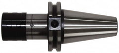 Accupro - CAT50 Taper Shank Tension & Compression Tapping Chuck - 1/2 to 1-3/8" Tap Capacity, 142mm Projection, Size 3 Adapter, Quick Change - Exact Tooling