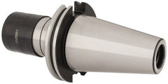 Accupro - CAT50 Taper Shank Tension & Compression Tapping Chuck - 1/4 to 7/8" Tap Capacity, 102.5mm Projection, Size 2 Adapter, Quick Change, Through Coolant - Exact Tooling
