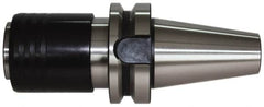 Accupro - BT40 Taper Shank Rigid Tapping Adapter - #0 to 7/8" Tap Capacity, 91mm Projection, Size 2 Adapter, Quick Change, Through Coolant - Exact Tooling