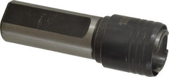 Accupro - 1" Straight Shank Diam Rigid Tapping Adapter - #0 to 9/16" Tap Capacity, 1.45" Projection, Size 1 Adapter, Quick Change, Through Coolant - Exact Tooling