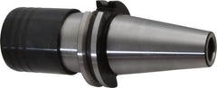 Accupro - CAT40 Taper Shank Rigid Tapping Adapter - #0 to 7/8" Tap Capacity, 90mm Projection, Size 2 Adapter, Quick Change, Through Coolant - Exact Tooling