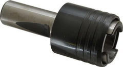 Accupro - 1" Straight Shank Diam Rigid Tapping Adapter - 5/16 to 7/8" Tap Capacity, 2.51" Projection, Size 2 Adapter, Quick Change, Through Coolant - Exact Tooling