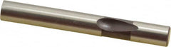 Dayton Lamina - 1/4" Shank Diam, Ball Lock, M2 Grade High Speed Steel, Solid Mold Die Blank & Punch - 2" OAL, Blank Punch, Regular (LPB) Series - Exact Tooling