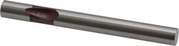 Dayton Lamina - 1/4" Shank Diam, Ball Lock, A2 Grade Tool Steel, Solid Mold Die Blank & Punch - 2-1/2" OAL, Blank Punch, Regular (LPB) Series - Exact Tooling