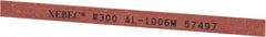 Value Collection - Rectangular, Ceramic Fiber Finishing Stick - 4" Long x 15/64" Wide x 1/32" Thick, 300 Grit, Extra Fine Grade - Exact Tooling