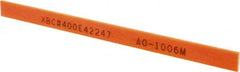 Value Collection - Rectangular, Ceramic Fiber Finishing Stick - 4" Long x 15/64" Wide x 1/32" Thick, 400 Grit, Super Fine Grade - Exact Tooling