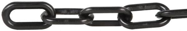 PRO-SAFE - 100' Long x 2" Wide Plastic Chain - Black - Exact Tooling