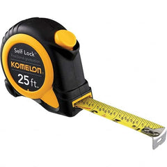 Komelon - 25' x 1" Yellow Blade Tape Measure - Exact Tooling