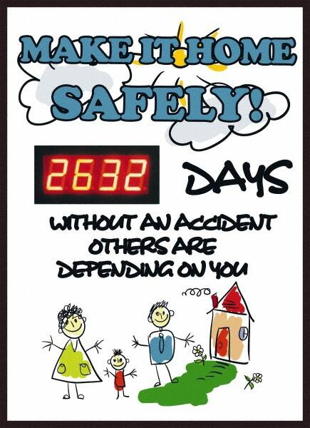 NMC - Scoreboards Scoreboard Type: Digital Scoreboard Legend: Make It Home Safely! - ____ Days without an Accident - Others Are Depending On You - Exact Tooling